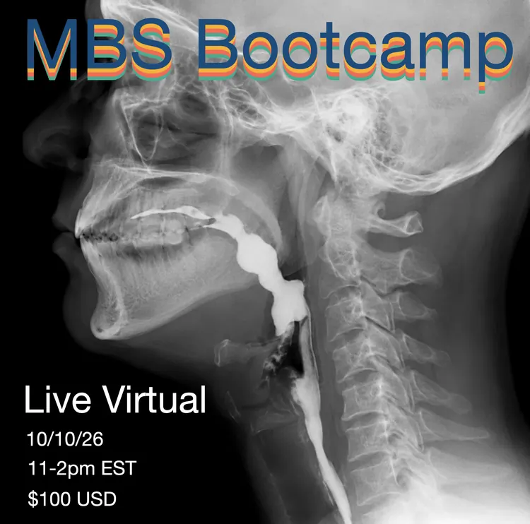 Original 2026 Swallowing Wellness Live Virtual MBS Bootcamp artwork